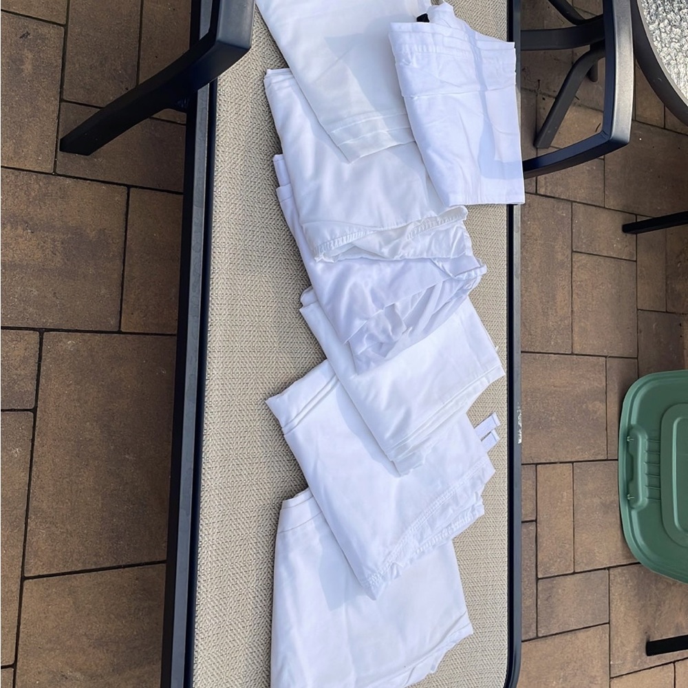 Women’s white scrub pants